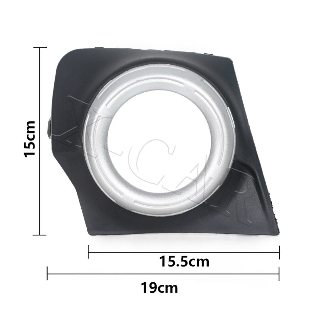 A pair of front fog light bezel covers for Mitsubishi L200 Triton MQ MR 2015-2018