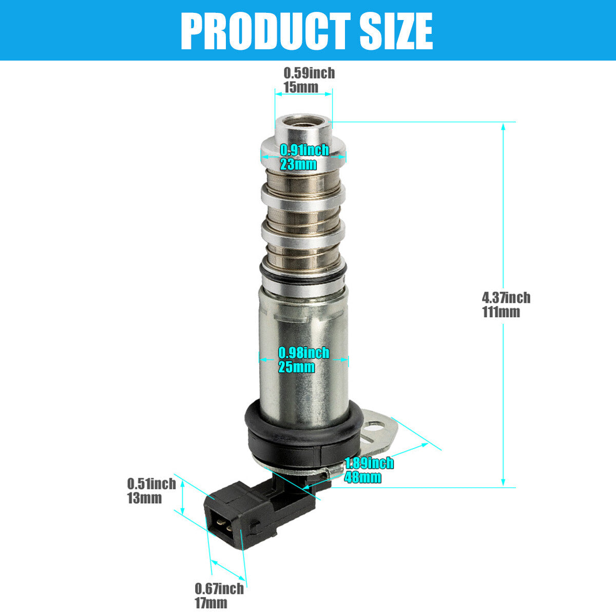 11368605123 Engine Variable Valve Timing Control Solenoid VVT for BMW M5 X3 X5