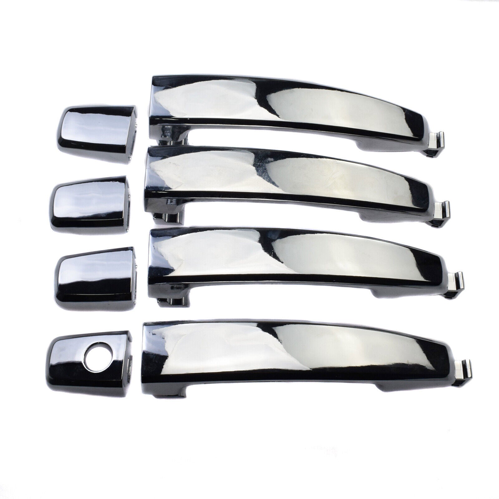 for Chevrolet Aveo 2007-2009 1.6L I4 Chrome Exterior Outer Door Handles 4PCS Set