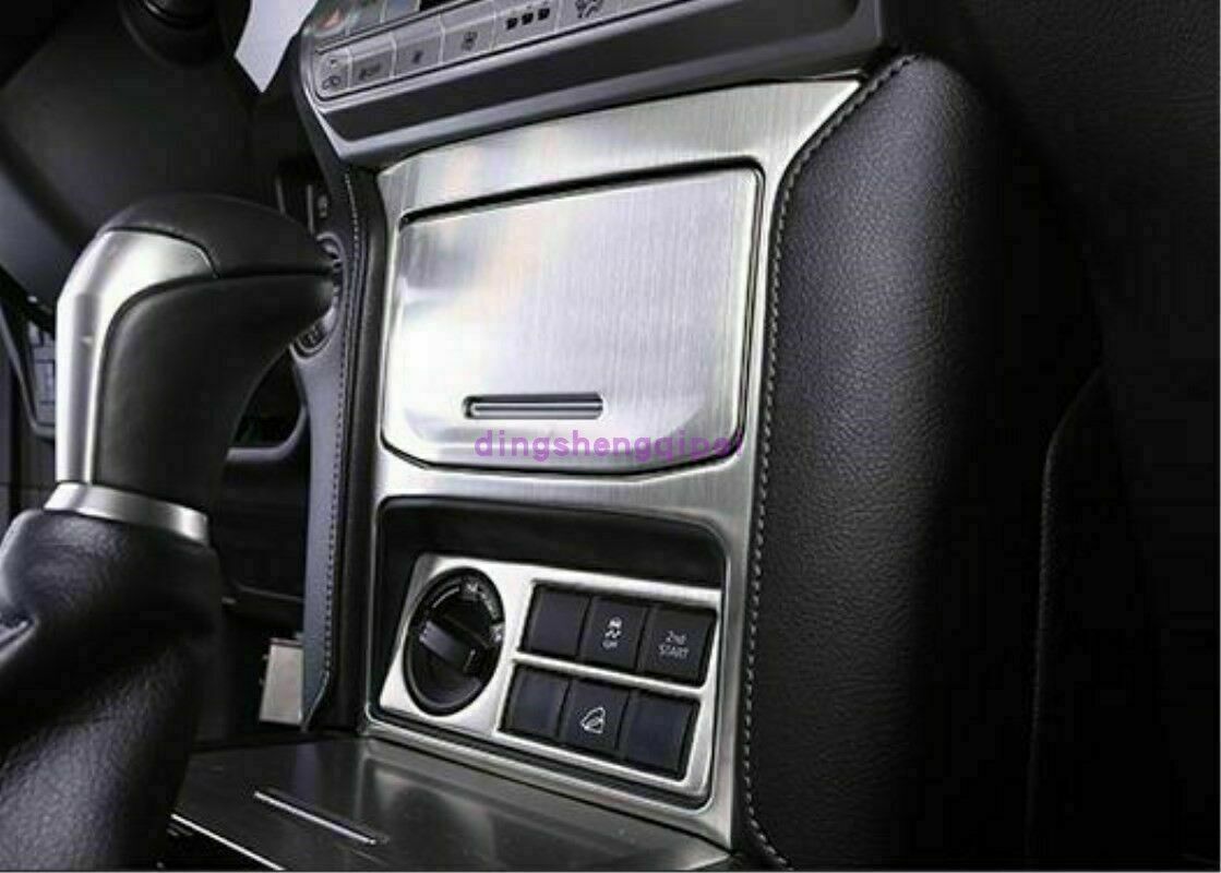 37x for Toyota Prado FJ150 2010-17 Steel Silver Interior Dash Trim Kit decor Set