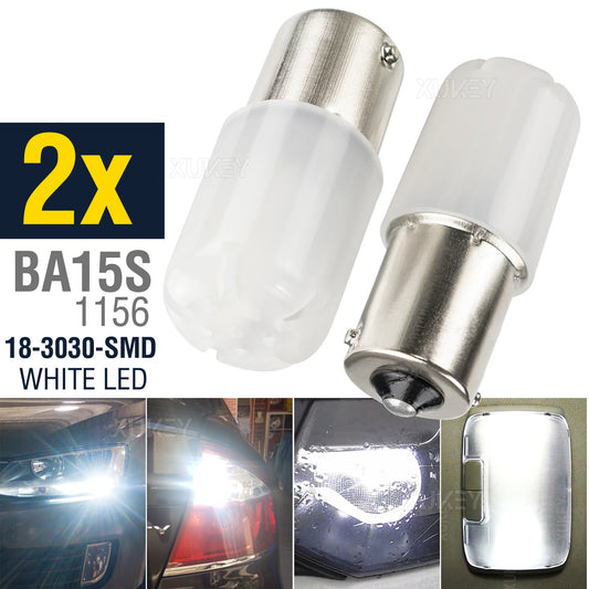 12V 18SMD LED Car Light Bulbs DRL Tail Reverse Back Up Globe RV Caravan Interior