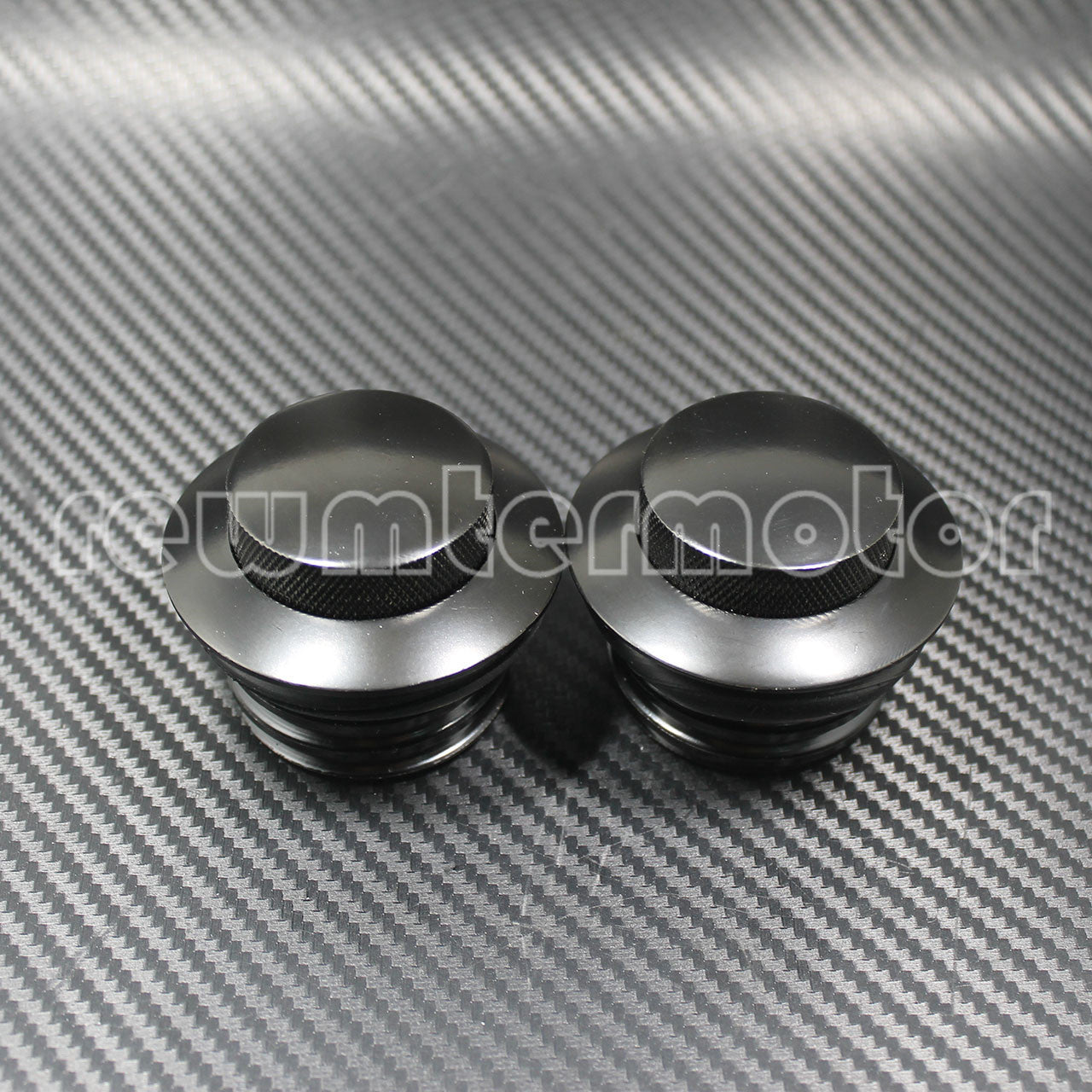 2pcs Motorcycle Vented Screw-in Fuel Tank Gas Cap Fit for Harley Dyna 1982-up