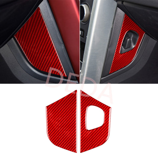 Red Carbon Center Console Side Panel Trim for Land Rover Discovery Sport 2015-19