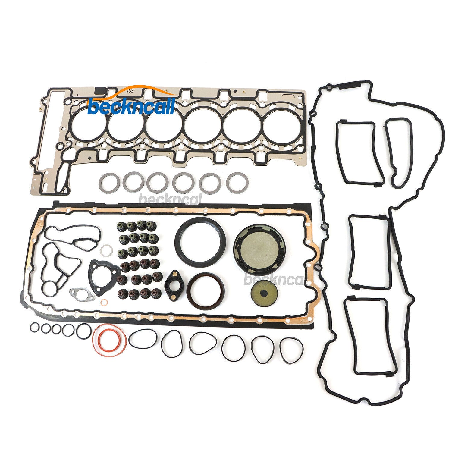 N55 3.0L Engine Gasket Seal Kit  Head Bolts for BMW 335i X3 X5 X6 E90 F10 F30