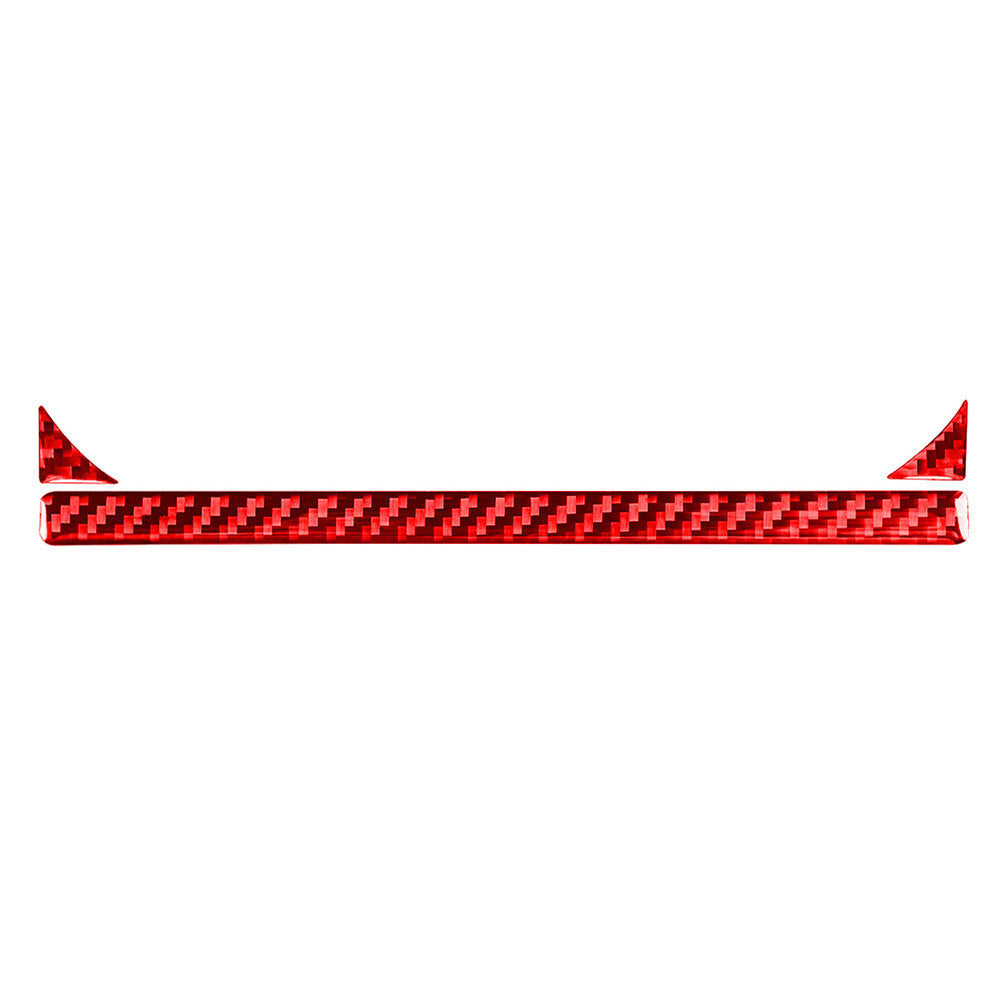 Cup Holder Panel Inner Cover Trim f¨¹r for Toyota Tundra 14¨C21 LHD Kohlefaser rot
