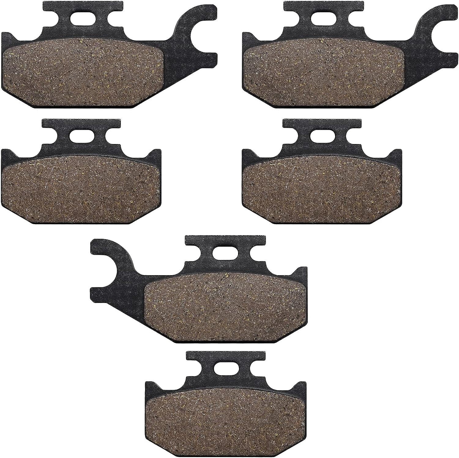Front and Rear Brake Pads for Bombardier Outlander 400 Max HO 2003-2006