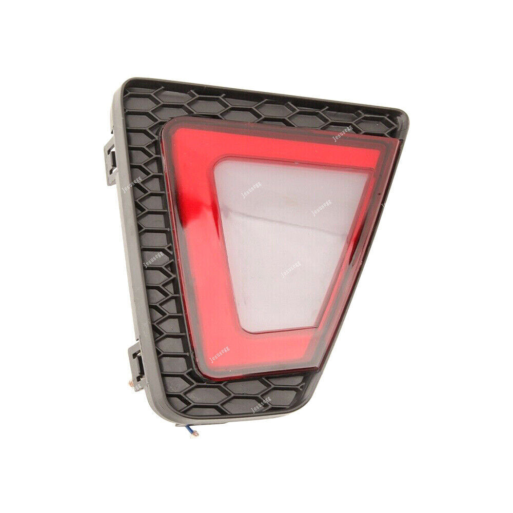 Pair Rear Bumper Reflector Light LED Brake Lamp Tricolor for Honda Fit 2014-2017