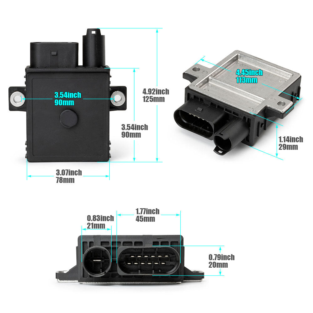 One GLOW PLUG control relay is suitable for BMW 5 Series E60 E61 525 530 535 12217801201