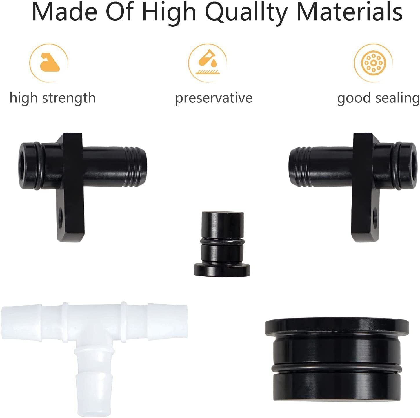 Reroute Kit Resonator Plug for 04.5-10 GM 6.6L Duramax Diesel LLY LBZ LMM