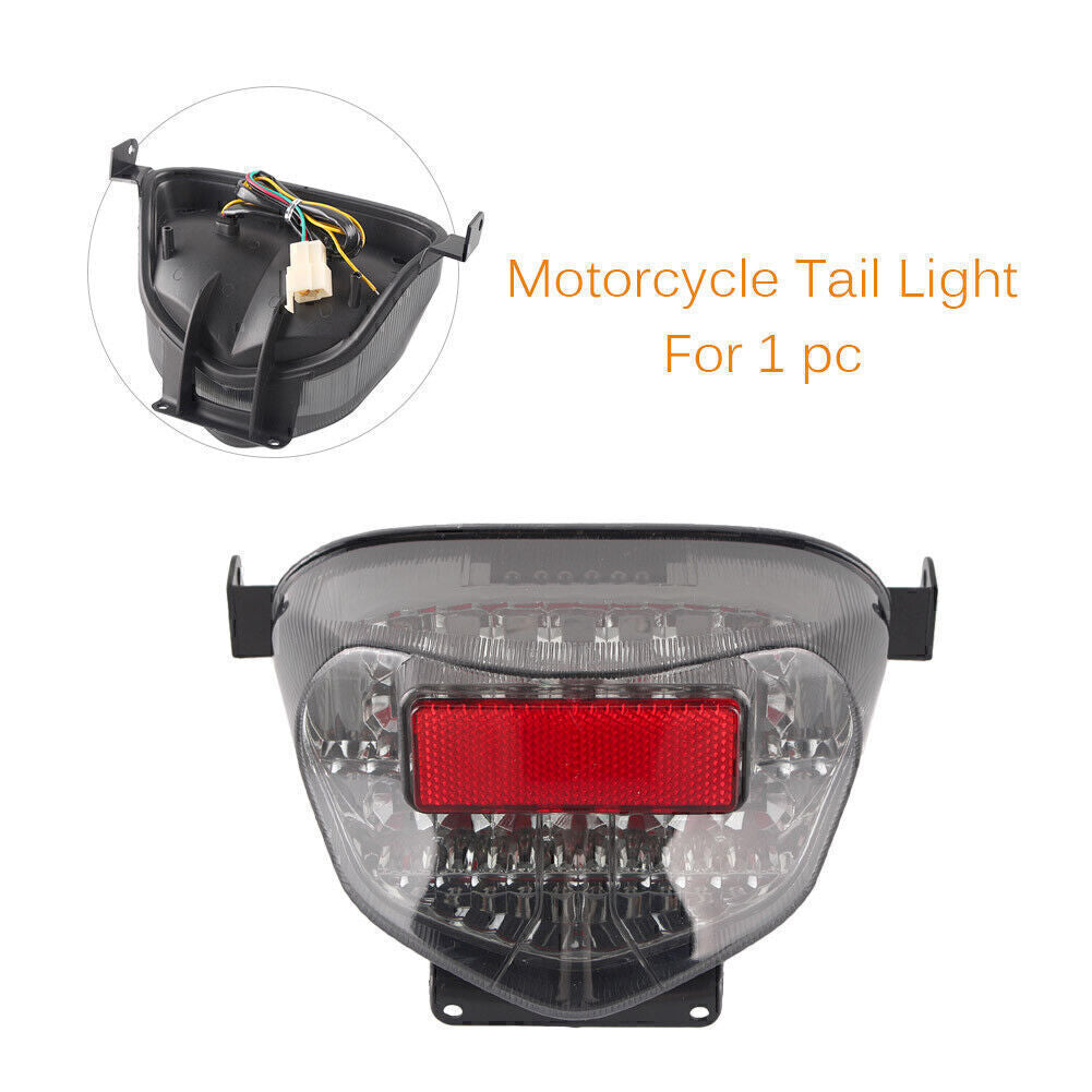 Moto LED brake Rear Taillight for Suzuki GSXR1000 2001-2002 w/ Turn Signal Lamp