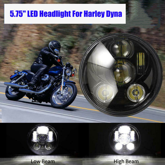 5-3/4 5.75 LED Hi/Lo headlights suitable for Yamaha V-Star XVS 650 950 1100