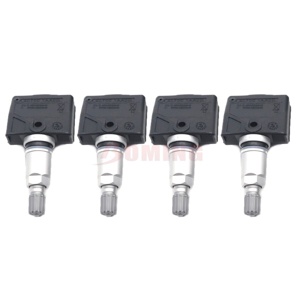 4PCS 40700-1AA0D TPMS TIRE PRESSURE SENSOR for Nissan Titan Pathfinder Murano