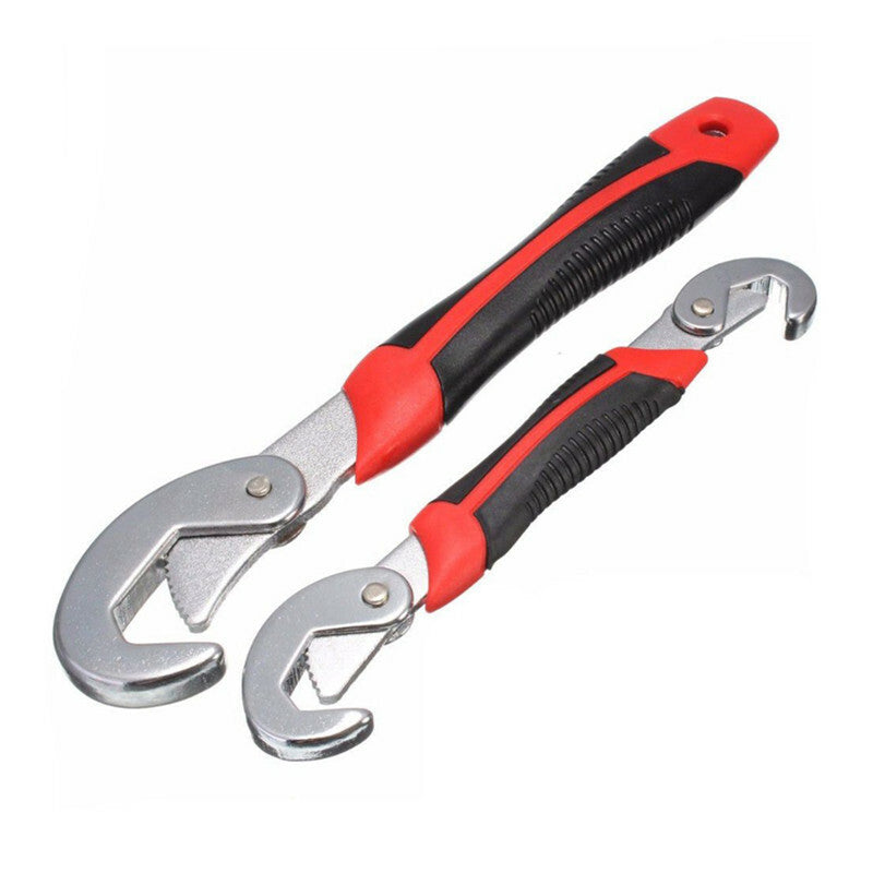 2Pcs Car Repair Adjustable Spanners Multi-function Heavy Duty Torque Wrench Tool