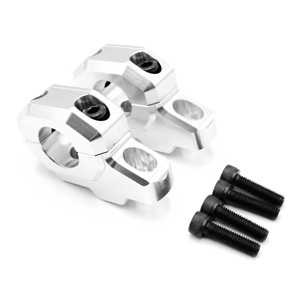 for Kawasaki Z900C Z900RS 2017-24 Handlebar Mount Riser Clamp Handle Bar Silver