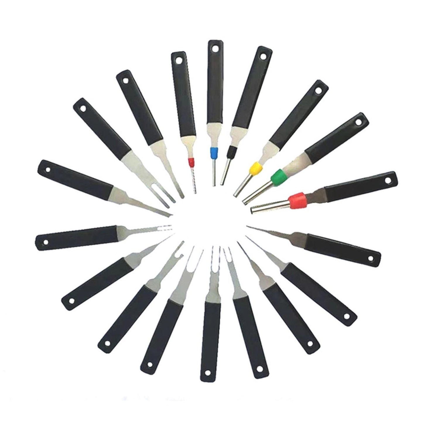 18Pcs Durable Thick Car Terminal Removal Kit Wire Connector Pin Release Tool