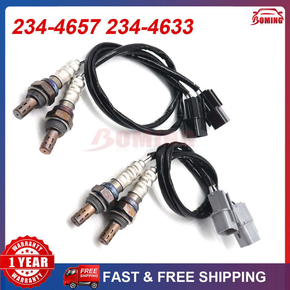 2-pack oxygen sensors (up + down) for 2014-2019 for Ford Fiesta 1.6L (turbocharged only)