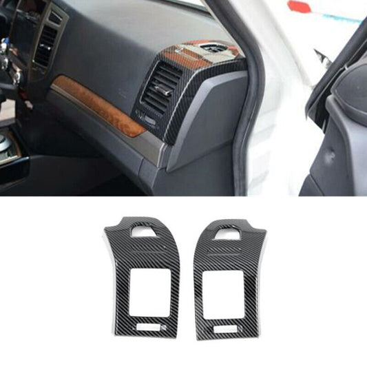 2X Front Side Air Outlet Vent Cover Trim for Mitsubishi Pajero Montero 2009-2021