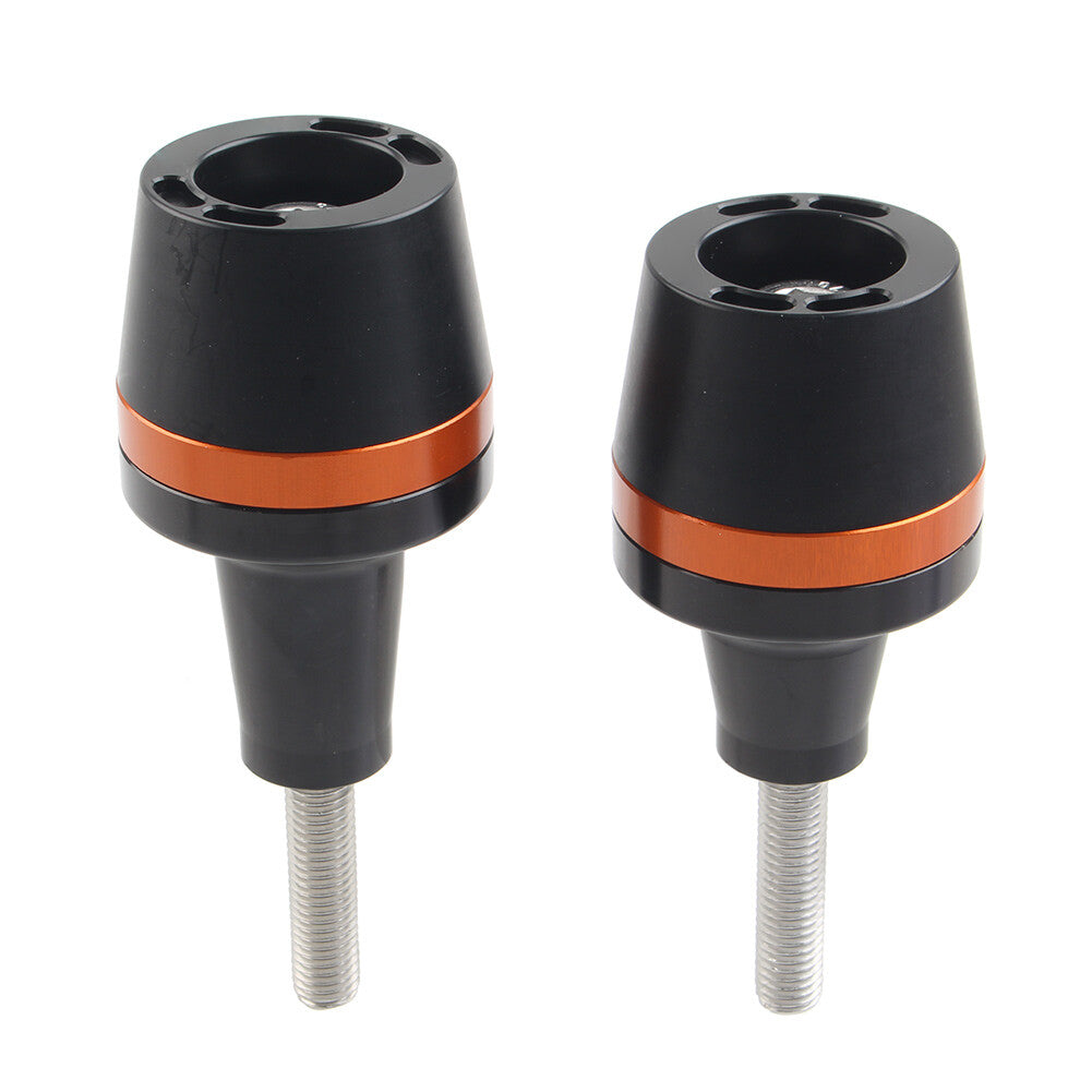 Fit for Yamaha for Suzuki for Honda for Kawasaki Universal Frame Sliders Crash Protector Orange