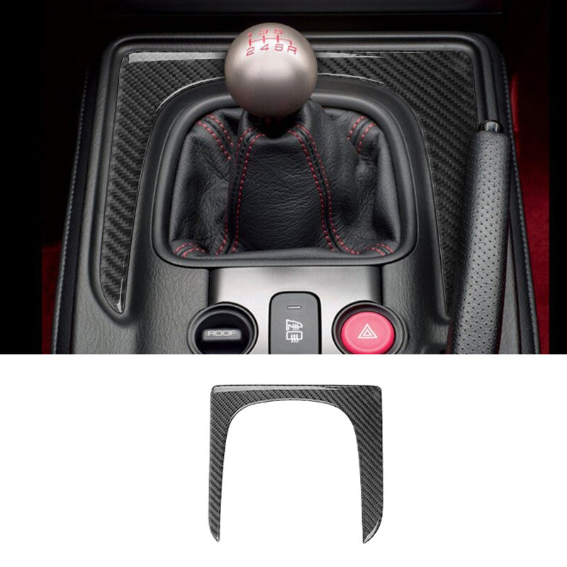 Carbon Fiber Interior Gear Outsourcing Cover Trim for Honda S2000 2004-2009