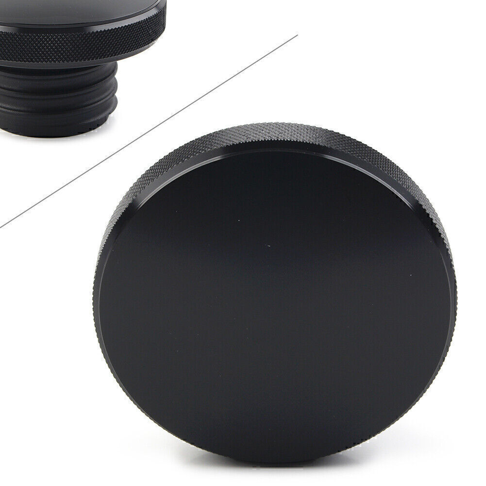 for Harley Dyna Road King Heritage Softail Vented Gas Cap Fuel Tank Cover Black