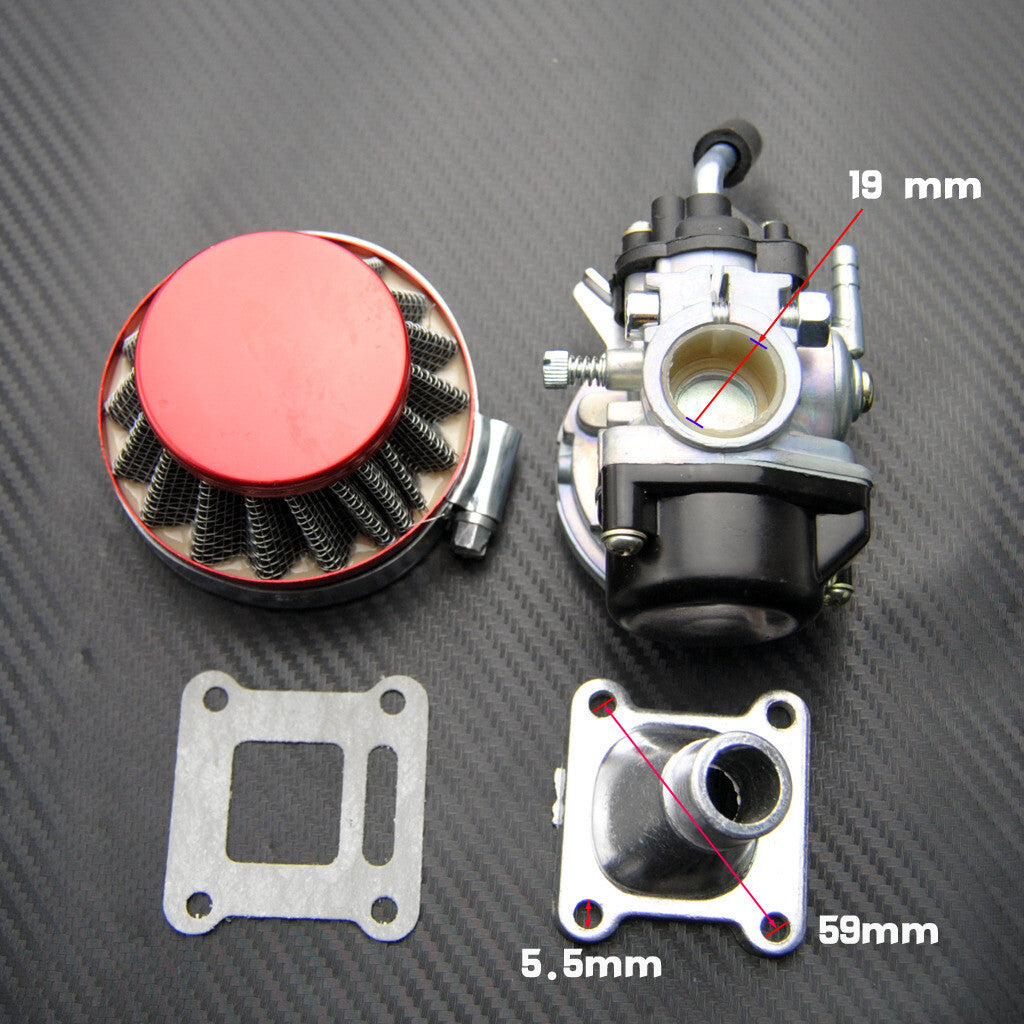 Racing 2 Stroke Carburetor For 49cc 50cc for Mini Quad Pocket Bike Dirt Pit Bike ATV