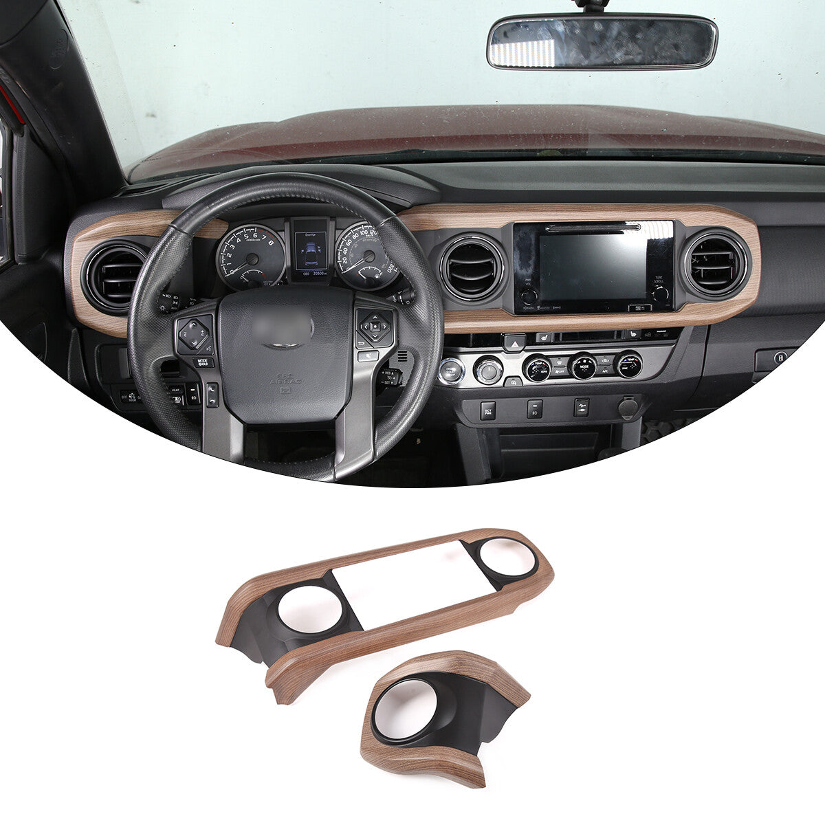 ABS Gloss Black Tailgate Handle Trim Cover for Toyota Tundr @ 2022-23