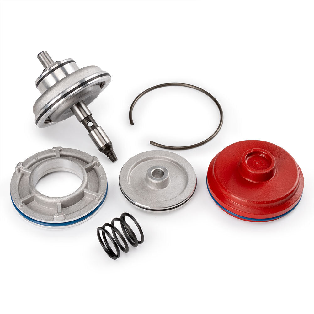 Red protective cover for Corvette transmission servo assembly, suitable for 700R4 4L65E 4L70E 1982-2014 models.