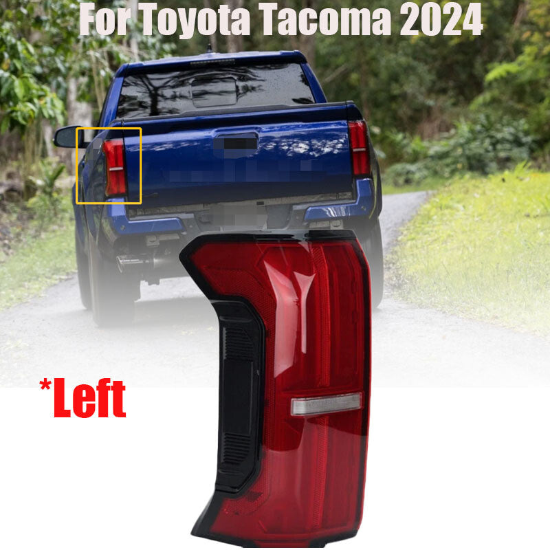 Left LED taillight for 2024 for Toyota Tacoma rear brake stop light driver side