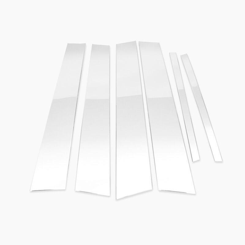 Fit for Honda Accord 2008-2013 Exterior Window BC-Pillar Decoration Chrome Steel