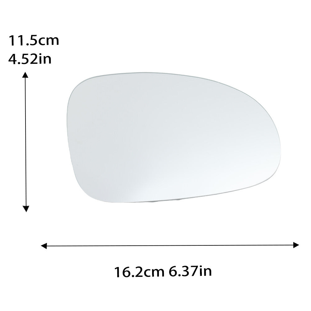 F¨¹r for VW for Golf 5 03-08 Rechts Au?enspiegel R¨¹ckspiegel Spiegelglas Mit Beheizbar