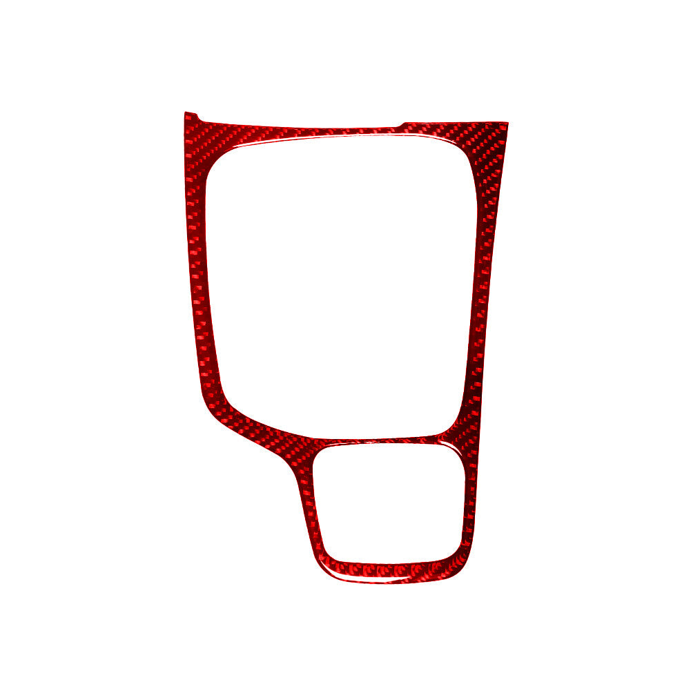 Red Carbon Fiber Gear Shift Panel Frame Cover for Toyota Celica 2001-2005