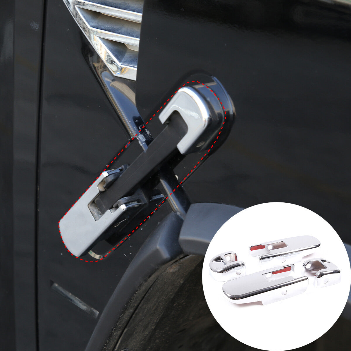 Silver alloy center multimedia button sticker accessory for Jaguar XF 2012-15