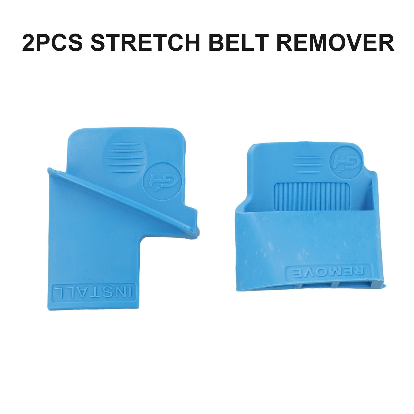 2-piece stretch belt remover and installation tool set for easy belt replacement.