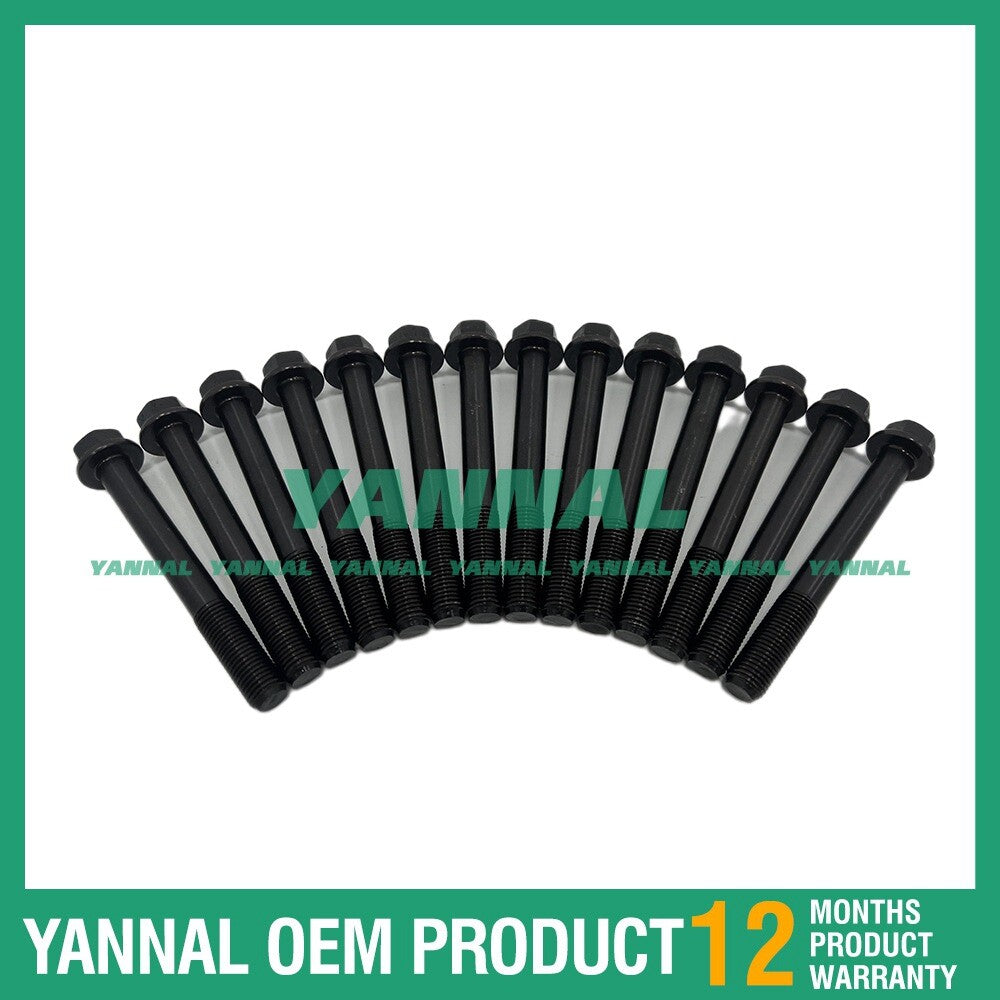 14X cylinder head bolts for Yanmar 3TNV70 engine and 20C tractor