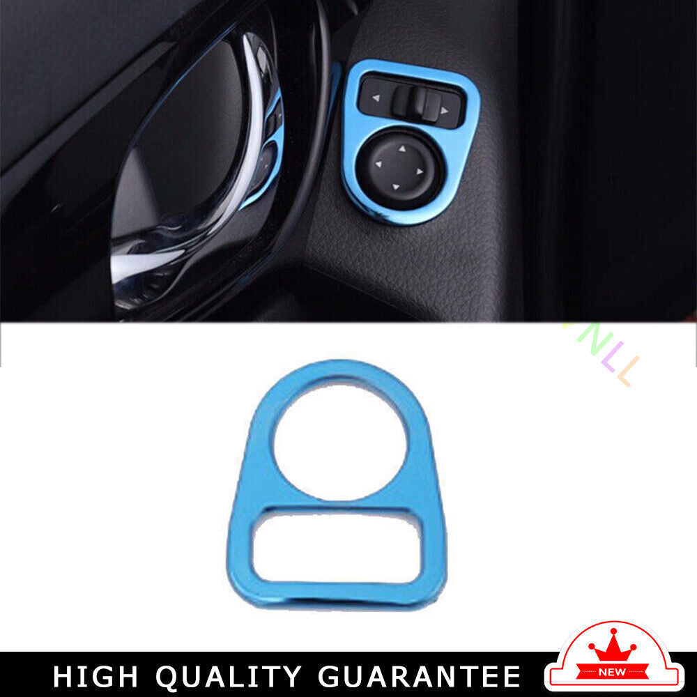 Rearview Mirror Adjustment Cover for Nissan Rogue Sport 17-2021 Blue Titanium