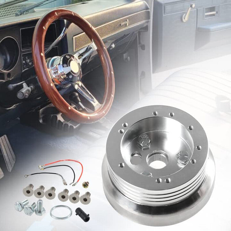 5-hole and 6-hole steering wheel hub adapters for automotive polishing short hub connectors