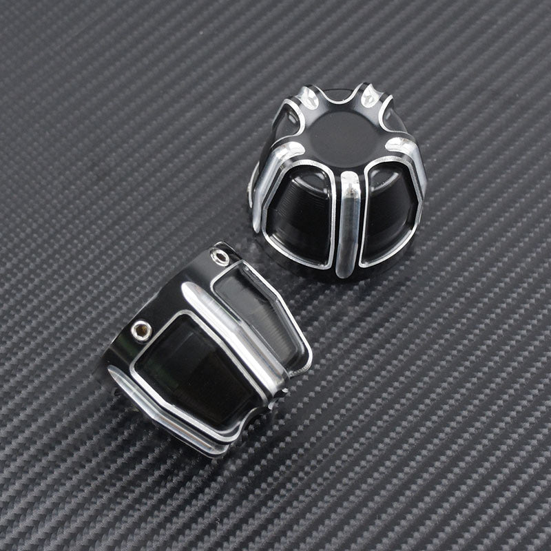 Motorcycle 29MM Front Axle Nut Cover Cap Fit for Harley Softail Dyna Touring