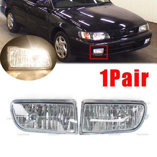 1 Pair Front Bumper Fog Driving Lamp for Toyota for Corolla AE100 AE101 1993-1997
