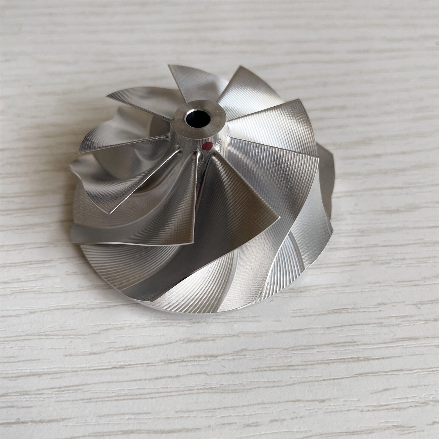 K04 Reverse 40.80/51.00 mm 6+6 Blade Performance Turbine Blank Compressor Wheel