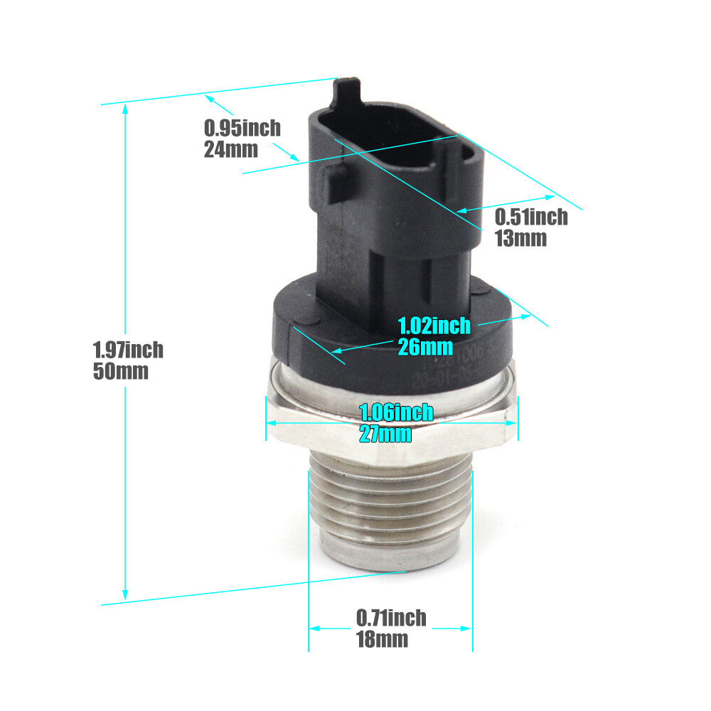 0281006327 Fuel rail pressure sensor suitable for 2007-12 for Dodge diesel 6.7L