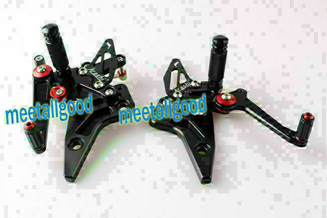 Black Rearset Rear set Foot pegs Fit for Kawasaki Z800 2013 2014