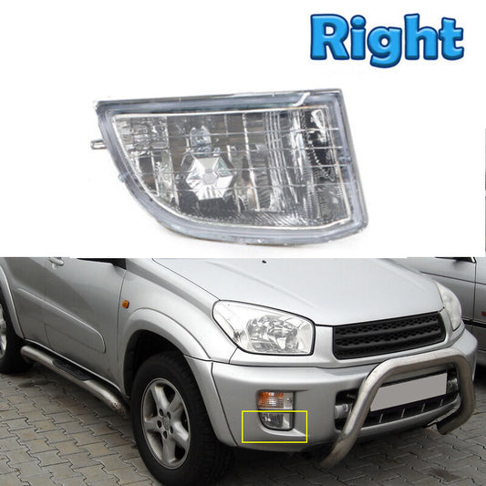Front Bumper Fog Lamp Driving Lamp Without Bulb for Toyota Rav 4 2001-2003 Right