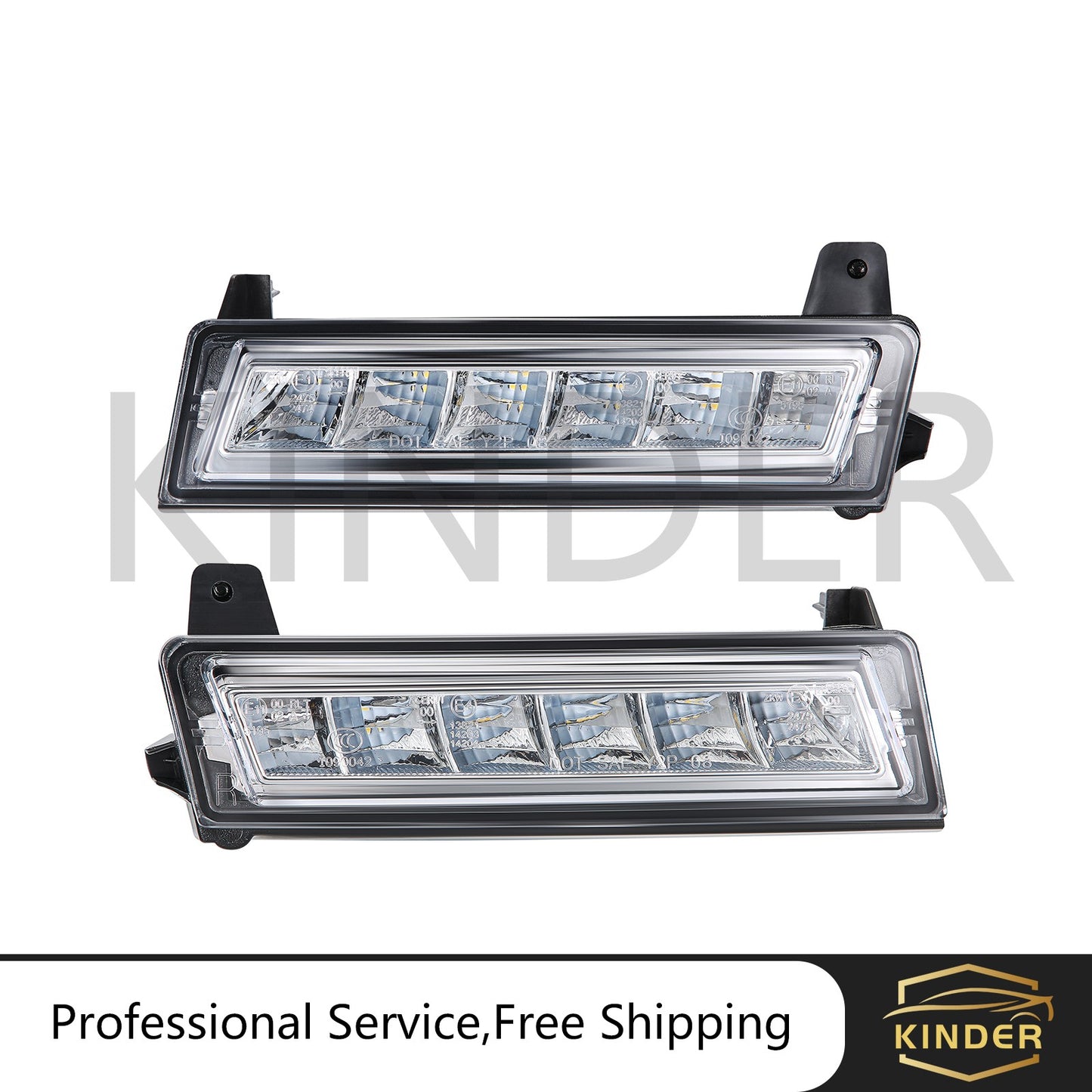 Fit For 2010-2012 for Mercedes-Benz ML350 Daytime Running Lights Left Right Side