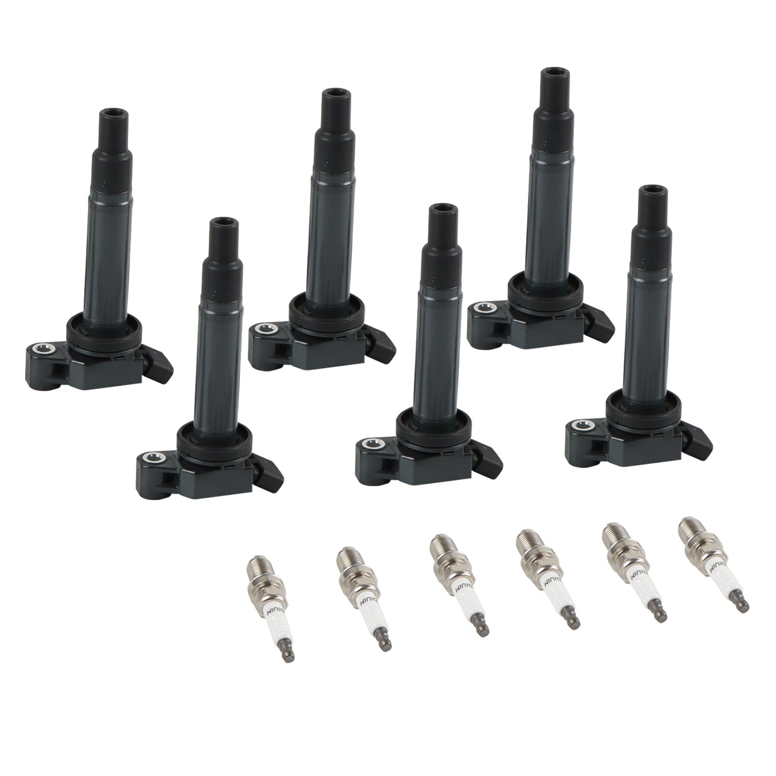 6X Ignition Coils + Spark Plugs For 2001-2010 for Toyota Highlander 3.3L V6 UF-267