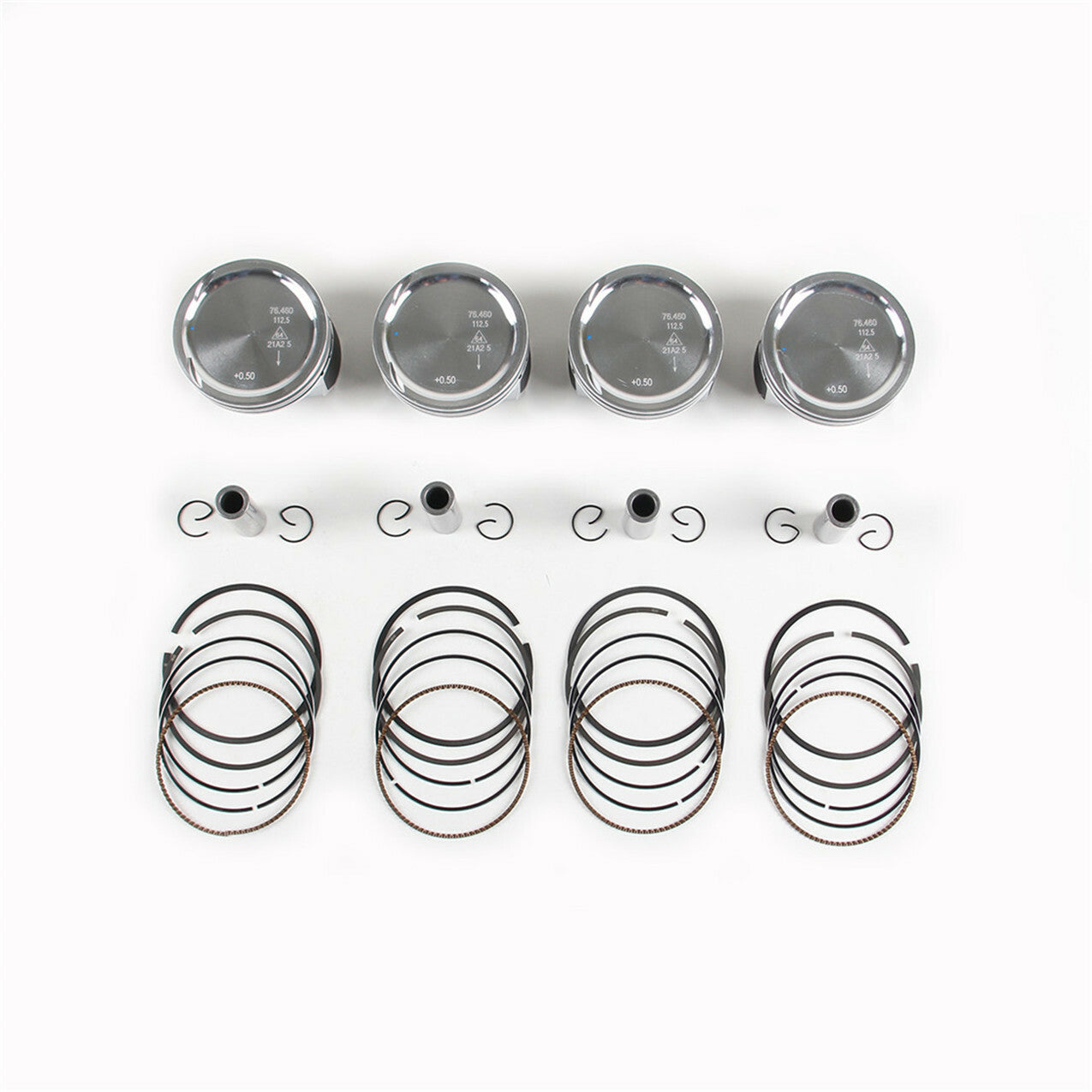 1.6L Pistons Rings Oversize +0.5 Fit for VW for Jetta Polo CFNA CFNB 03C 107 301A