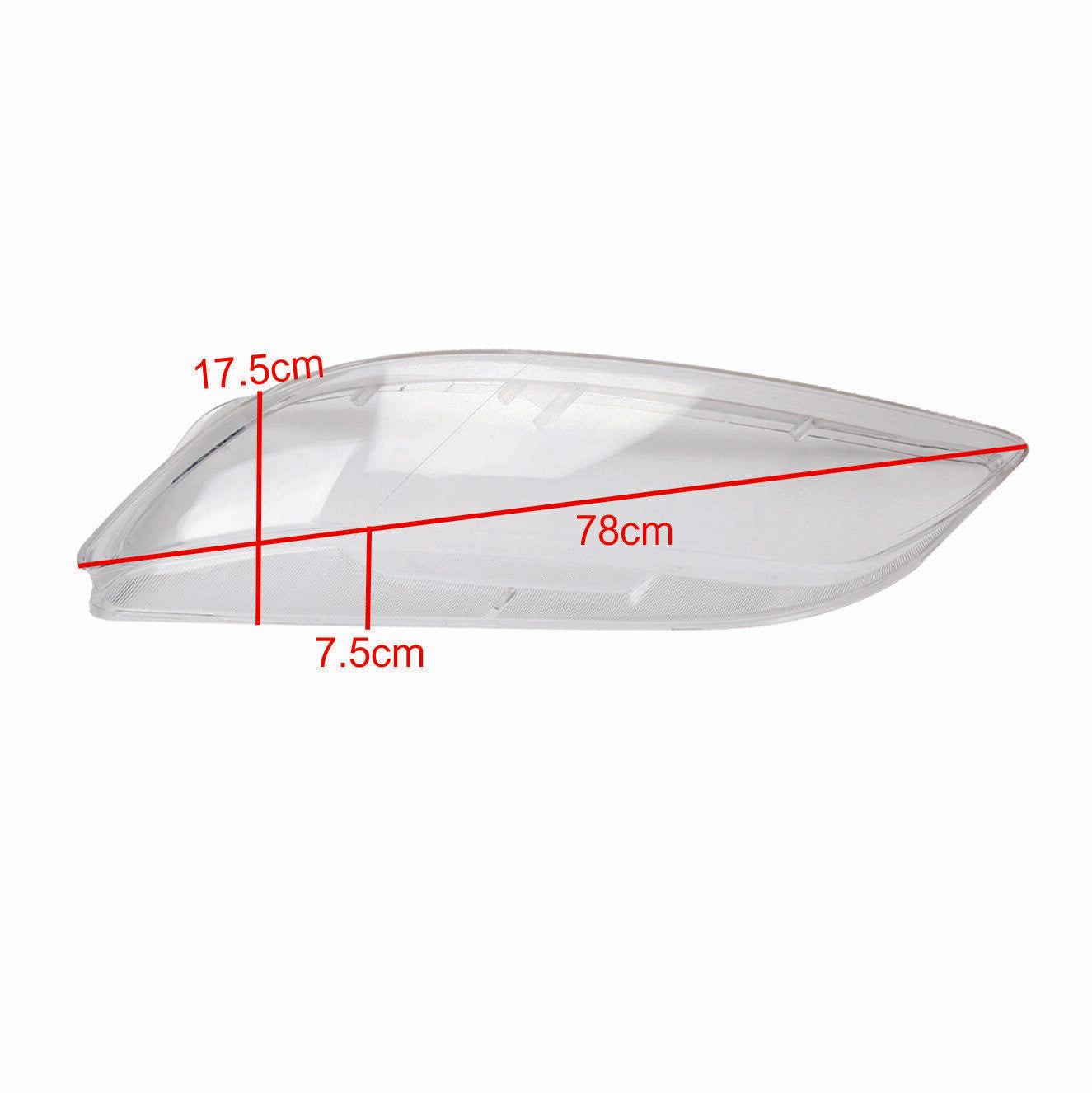 Front headlight cover for left and right headlight lenses, suitable for Mazda 6 2003-2008.