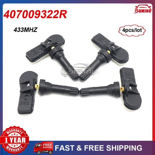 TPMS Tire Pressure Monitoring Sensors 407009322R for Dacia for Renault for Opel 433Mhz