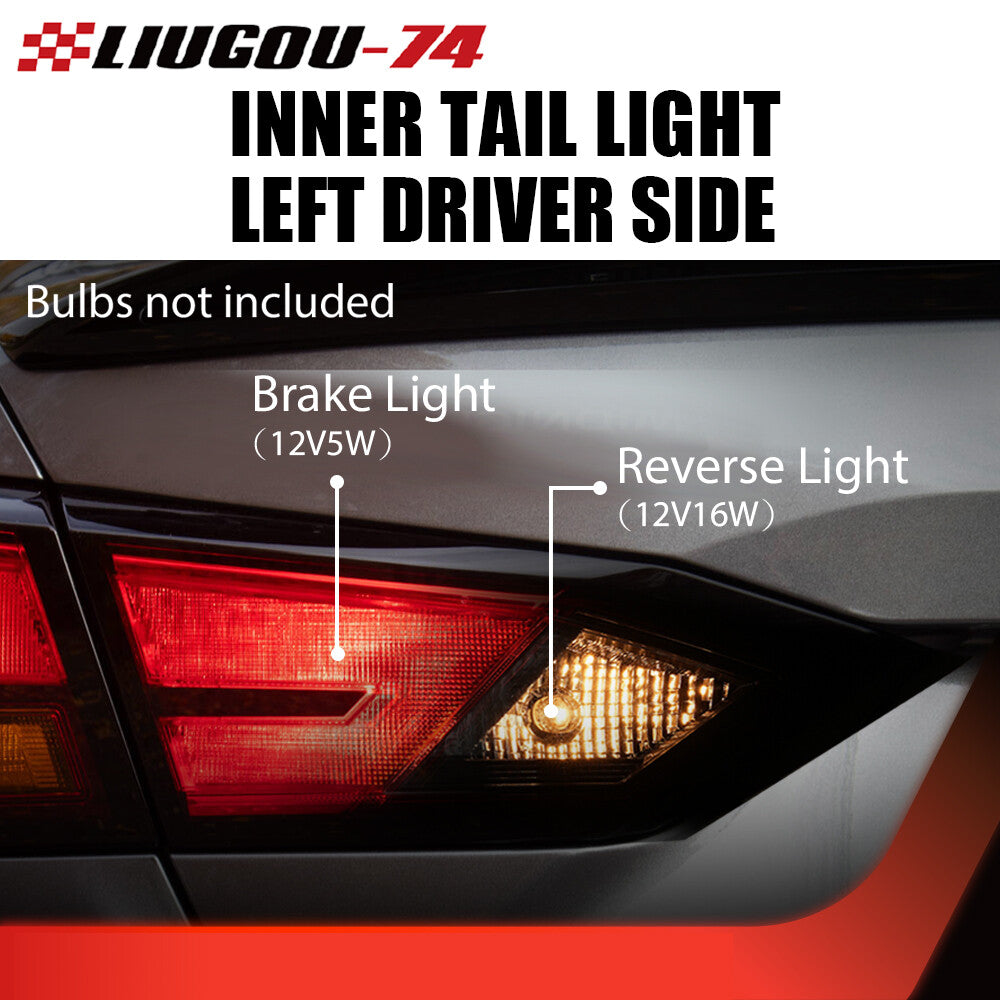 New inner taillights suitable for 2019-2022 for Nissan Altima rear brake lights (driver's side).