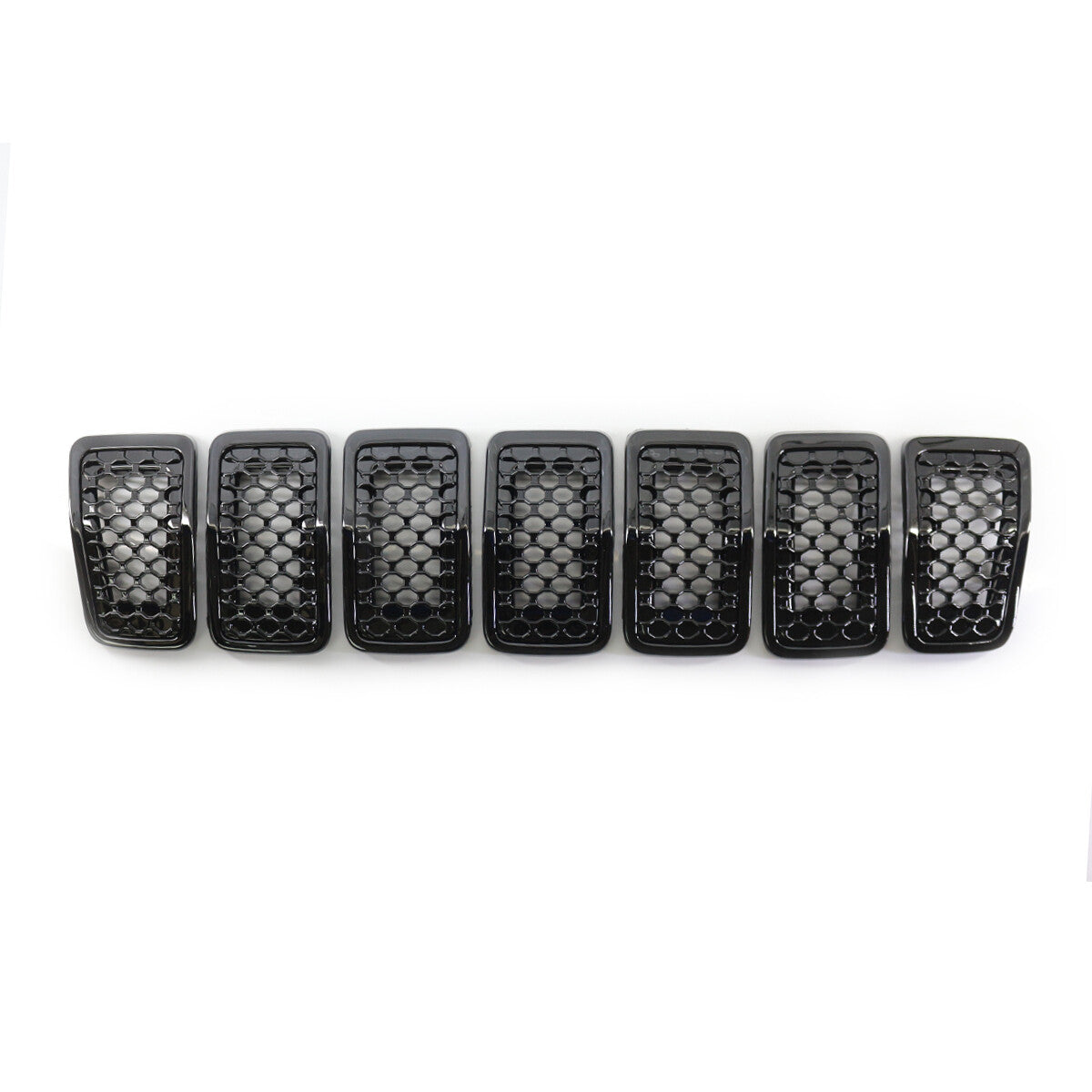 Mesh BBQ grill insert decorative ring cover for 2019-2022 for Jeep Cherokee Honeycomb