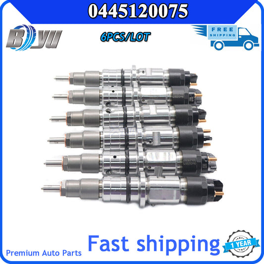 6-piece diesel injector nozzle common rail 0445120075 suitable for Dutch for Iveco 504128307